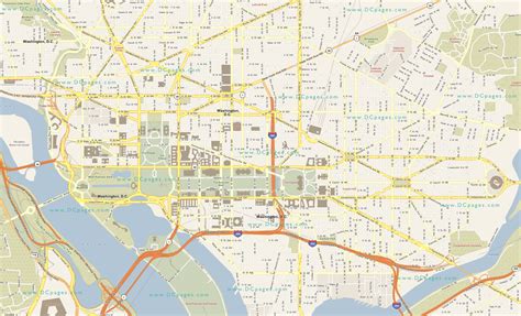 Cities In District of Columbia & Interactive Map .